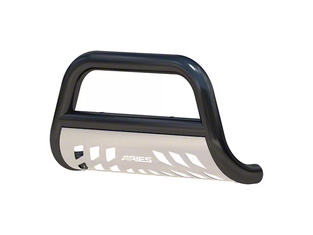3-Inch Bull Bar with Skid Plate; Black(04-26 F-150, Excluding EcoBoost, Powerstroke & Raptor)Find parts that fit my vehicle - Image 2