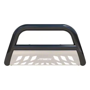 3-Inch Bull Bar with Skid Plate; Black(04-26 F-150, Excluding EcoBoost, Powerstroke & Raptor)Find parts that fit my vehicle