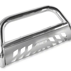Alternative view of 3-Inch Bull Bar with Skid Plate; Stainless Steel(04-26 F-150, Excluding EcoBoost, Powerstroke & Raptor)Find parts that fit my vehicle