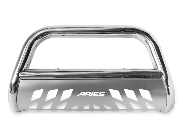 3-Inch Bull Bar with Skid Plate; Stainless Steel(04-26 F-150, Excluding EcoBoost, Powerstroke & Raptor)Find parts that fit my vehicle - Image 3