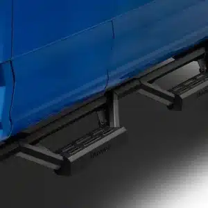 Octagon Tube Drop Style Nerf Side Step Bars; Black(15-26 F-150 SuperCab)Find parts that fit my vehicle
