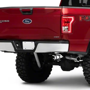 OEM Style Rear Bumper; Not Pre-Drilled for Backup Sensors; Chrome(15-20 F-150, Excluding Raptor)Find parts that fit my vehicle