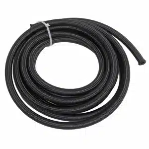 Premium Black Nylon Race Hose; -8AN; 20-Foot