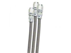 Mishimoto Stainless Steel Braided Hose with 10AN Fittings; 5-Foot Long
(Universal; Some Adaptation May Be Required)
