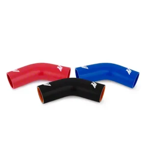 Mishimoto Silicone 44-Degree Coupler; 2.50-Inch; Black(Universal; Some Adaptation May Be Required)