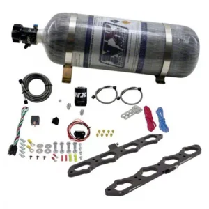 Nitrous Express Direct Port Nitrous Plate Dry System; 12 lb. Bottle(11-26 5.0L F-150 w/ 2018 Intake Manifold)Find parts that fit my vehicle