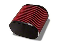 AEM Induction DryFlow Air Filter; 4-Inch Inlet / 9-Inch Length
(Universal; Some Adaptation May Be Required)