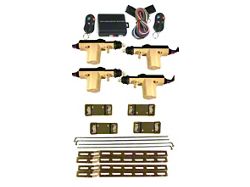 Remote Keyless Entry System and Power Lock Kit; 4-Door
(Universal; Some Adaptation May Be Required)
