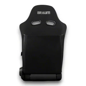 Alternative view of BRAUM Racing ADVAN Series Sport Reclinable Seats; Black Cloth with Alcantara Inserts(Universal; Some Adaptation May Be Required)
