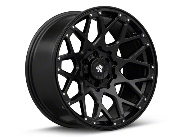 Mammoth Vex Satin Black Machined 6-Lug Wheel; 20x9; -6mm Offset (21-26 F-150) - Image 2