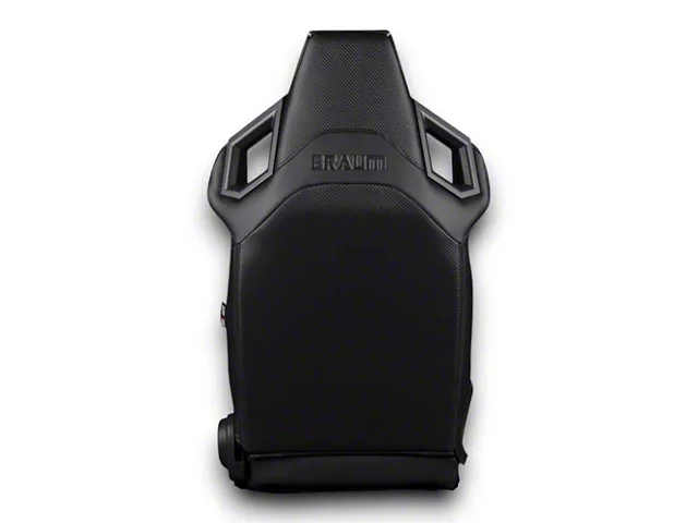 BRAUM Racing ALPHA-X Series Sport Reclinable Seats; Red Cloth with Black Stitching(Universal; Some Adaptation May Be Required) - Image 2